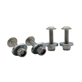 IKON MOTORSPORTS, Hardware Kit M6 Bolts Nuts Washers Drill Compatible With Universal Front Bumper Lip Splitter Side Skirt Extensions Installation