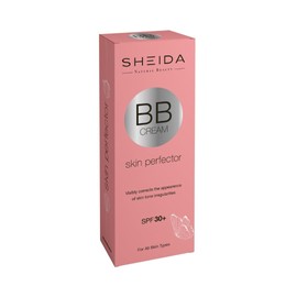 SHEIDA BB Creme, Tinted Day Cream with SPF 30+, 24h Moisture and Skin Optimiser for an Even Complexion, Enriched with Vitamin E & C. Multifunctional Care with Sun Protection (Medium, One Size)