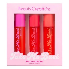 Set 3 Gloss Labial Roller Take Me Back Beauty Creations® Roller Gloss Set