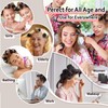 4 Sizes Self-Grip Hair Rollers Set with Clips - 4