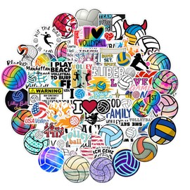 150PCS Motivational Vinyl Water Bottle Stickers - Volleyball Sport Stickers for Laptop, Luggage, Notebook & Gifts for Teen Girls Team Players