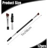 12 Pcs Eyebrow Tint Brush & Eyelash Spoolie Set, Professional