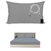 HUNAIGEE Grounding Pillowcase for Earthing Silver Conductive Grounding Pillow Case