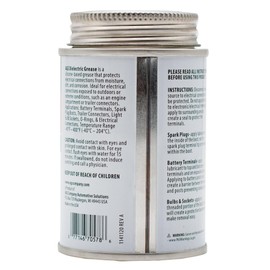 AGS Automotive Solutions Brush Top Can Dielectric Silicone Grease Compound for All Electrical Components and Connectors, 4oz, Percise and Easy Application, Made in USA