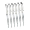 6Pcs Ball Point Pen Crystal Stone Replaceable Refill Elegant Multi