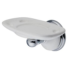 Kingston Brass BA1116C Victorian Toothbrush and Tumbler Holder, Polished Chrome,5-1/4-Inch Length, 2-5/8-Inch Wall Clearance