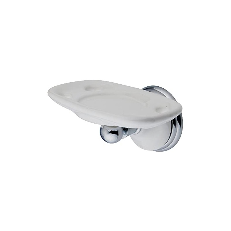 Kingston Brass BA1116C Victorian Toothbrush and Tumbler Holder, Polished Chrome,5-1/4-Inch