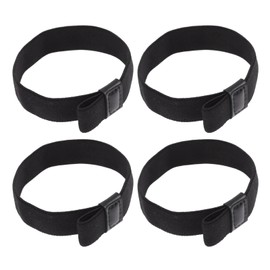 OUNONA Lunch Box Elastic Band Lunch Belt Lunch Band Lunch Box Belt Black Elastic Band 4pcs Double Layer Lunch Box Strap Elastic Lunch Container Fixed Loop Belt Width 0.8 inch (20 mm) Home School