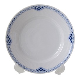 tableware24 Royal Copenhagen Prinzess Teller, Flach 17 cm, Weiß/ Blau