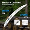 MUOZLOP Wood Pruning Saw Blades, Japanese Teeth Reciprocating Saw Blade