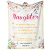 Daughter Gifts from Mom Dad - Daughter's Birthday Gift Blanket,