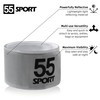 55 Sport Highly Reflective Hi-Vis Slap On Wrist/Ankle Bands -