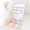 OKA Palette Washed Heated Toilet Seat Cover, Pink (Washable, Hot