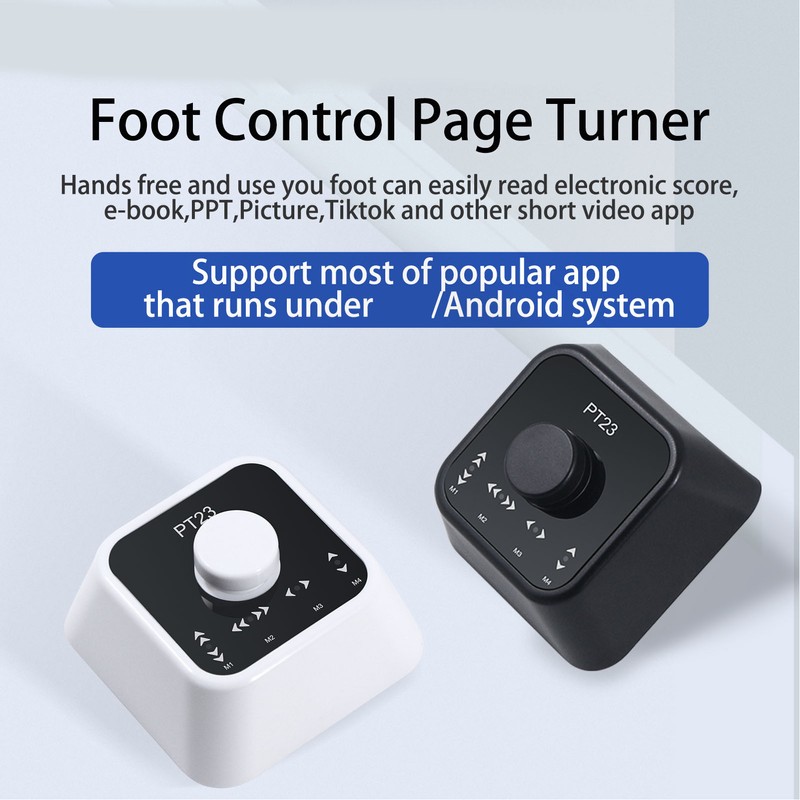 Page Turner Pedal Programmable BT Connection USB Charge Widely Used