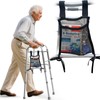 Aliseniors Walker Side Bag, Lightweight Folding Walkers Accessories Pouch, Side