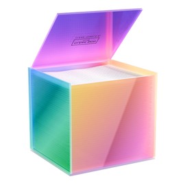 CLEAN SKIN CLUB The Prism Box for Clean Towels XL, Vibrant Storage Solution for 50 Disposable Towels, Stylish and Functional Bathroom Accessory