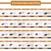 ZDRU 72Pcs Electric Motor Carbon Brushes Set, 24 Different Sizes