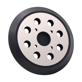 5 Inch Replacement Sander Pads Hook and Loop, 5" 8 Holes Metal Orbital Sander Pad for Ryobi RS290, RS280/VS,Ridgid R2600,R2601, Milwaukee 6034-21, 6021-21 Random Orbit Sanders(1 Pack)
