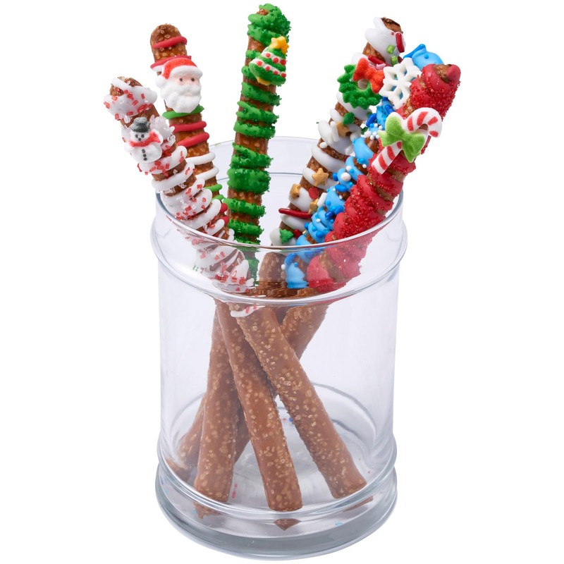 Lucks Dec-Ons Molded Sugar/Cup-Cake Topper, Christmas Charms Assortment, 5/8 Inch