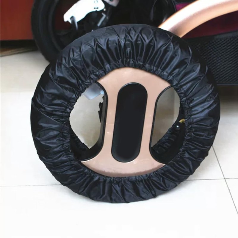 Baby Stroller Wheel Cover - Noise Reducing & Anti-Scratch Cart