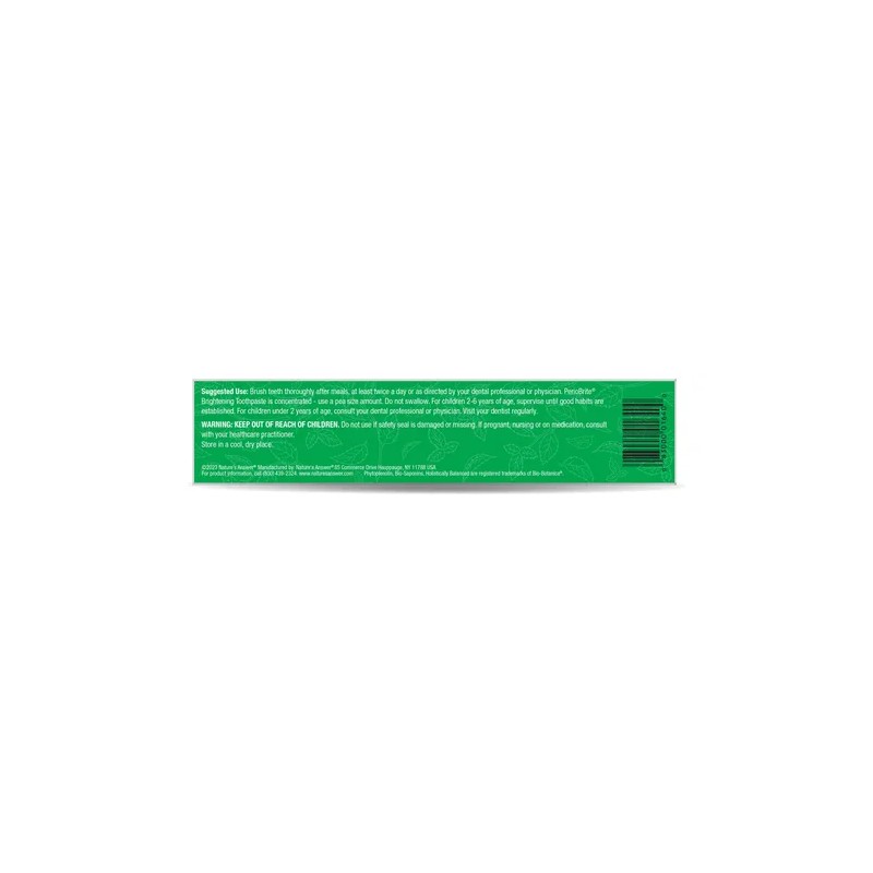 Natures Answer Periobrite Toothpaste Coolmint 113.4g