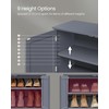 VASAGLE Shoe Cabinet, 3-Tier Shoe Storage Organizer, Modern Freestanding Cabinet