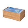 Kouboo Loma Rectangular Rattan Tissue Box Cover (Brown)