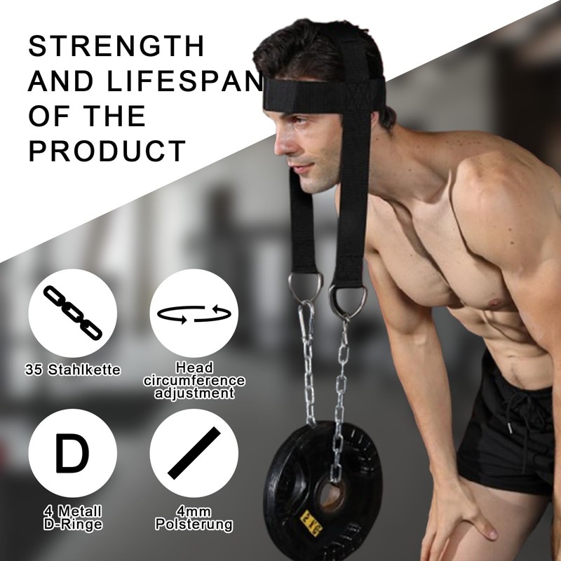 Trendecor Neck Trainer, Neck Trainer, Head Trainer, Men with D