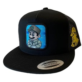 Super Chapo bros y el Chapo al lado Hat Black mesh Snapback