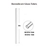 6-Inch Borosilicate Glass Tube, 12mm OD x 2mm Thick, Clear
