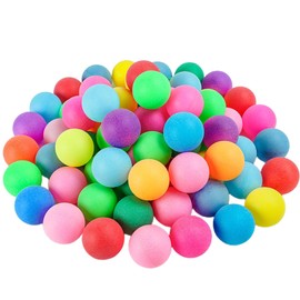 FYKZQWDS 40 PCS Ping Pong Balls, 40mm Assorted Color Table Tennis Balls, Party Decoration, lottery ball for pet, Family Party, For Cat Dog Pet Toy School Crafts(Random Colors)