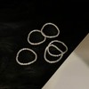 Gold Rings for Women Stackable Rings Set Gold Plated Rings