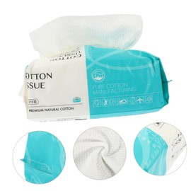 Ipetboom Practical Washcloth Cotton Face Cleaning Wipes Makeup Remover Pads Lint- Cotton Tissue for Travel