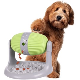 Flamingo Snack Dispenser Bent Grey/Green 31 x 25 x 20.5 - 26 cm