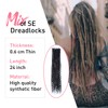 KRALER 24 Inch Mixed SE Dreadlock Extensions Sets, 3 in