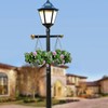 Lamp Post Cross Arm 16 inch Steel Lamp Post Cross