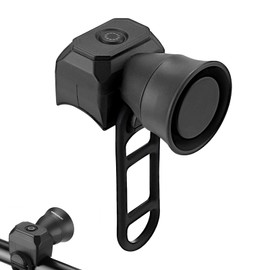 1Pcs Bike Horn Loud, Bicycle Bell Horn, 5 Sound Modes, Universal Cycling Bell, For Road Bikes, Mountain Bikes, Children's Bicycles, Scooters (Black)