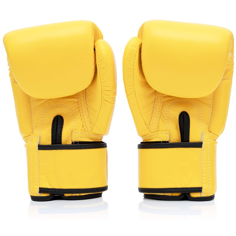Fairtex - Guantes de Entrenamiento Estilo Muay Thai (Negro sólido,