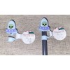 Unbranded Alien Novelty Tumbler Cup Straw Topper Cap Only Set