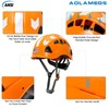 Aolamegs Hard Hat with and Chin Strap - Orange Vented