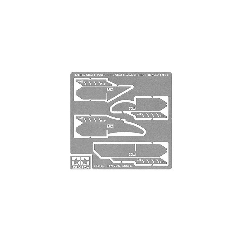 Tamiya Craft Tool Series No. 105 Precision Saws III Cuts For