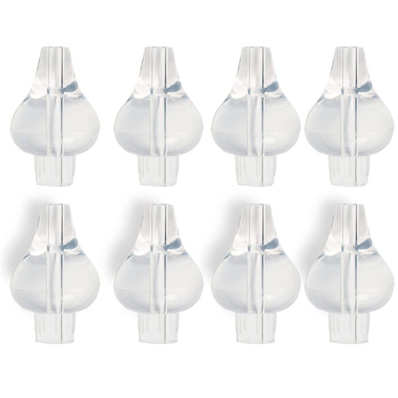 Idaly - 8 Nasal Syringe Tip, Silicone Tips for Nasal