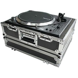 Harmony HC1200E Flight Foam Turntable Custom Case Compatible with Audio Technica AT-LP120
