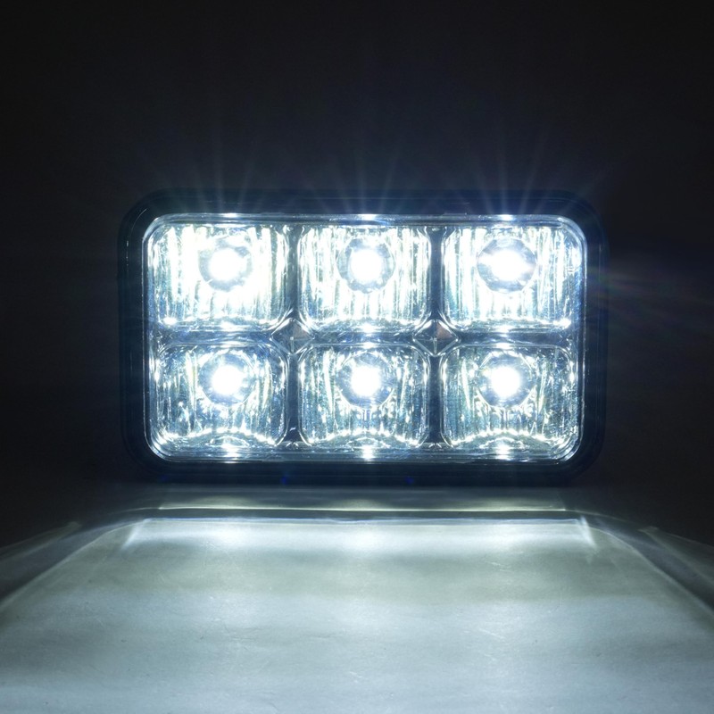 WUTIST Golf Cart LED Headlight Clear Lens Compatible with EZGO