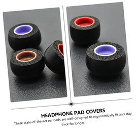 Parliky 6pcs Memory Foam Earbuds Memory Foam Earbud Tips Rabbit Phone Stand Headset Ear Tips Cord Wired Headphones Noise Kit Earphones Hooks Plugs Head Phones Sponge