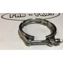Fab Pros Downpipe V-band CLAMP ONLY for Borg Warner EFR Turbo Discharge - HEAVY DUTY