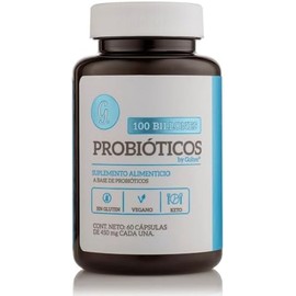 Probióticos 100 Billones UFC  10 Cepas con Lactobacillus y Bifidobacterium  60 Cápsulas  Suplemento para Microbiota y Flora Intestinal  Sin