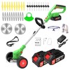 Cordless Weed Wacker Eater Electric Battery Powered, 21V Lightweight Weed