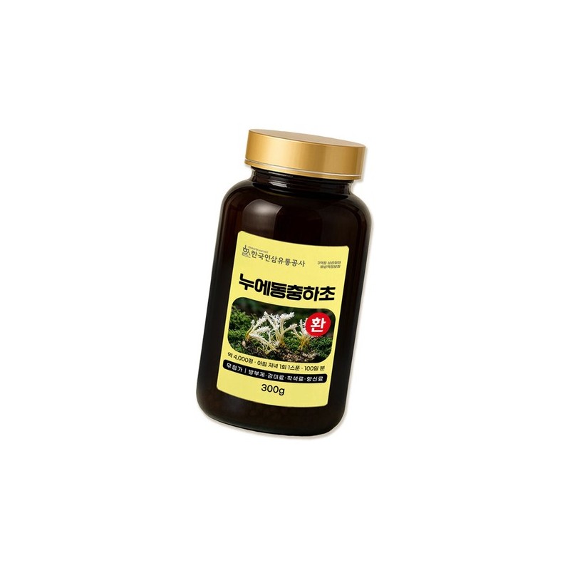 Domestic Silkworm Cordyceps Nutritional Health Pills 300g / 국내산 누에동충하초