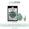 SILSTAR PROFESSIONAL Konjac Facial Sponge Tear Drop Pure White 201